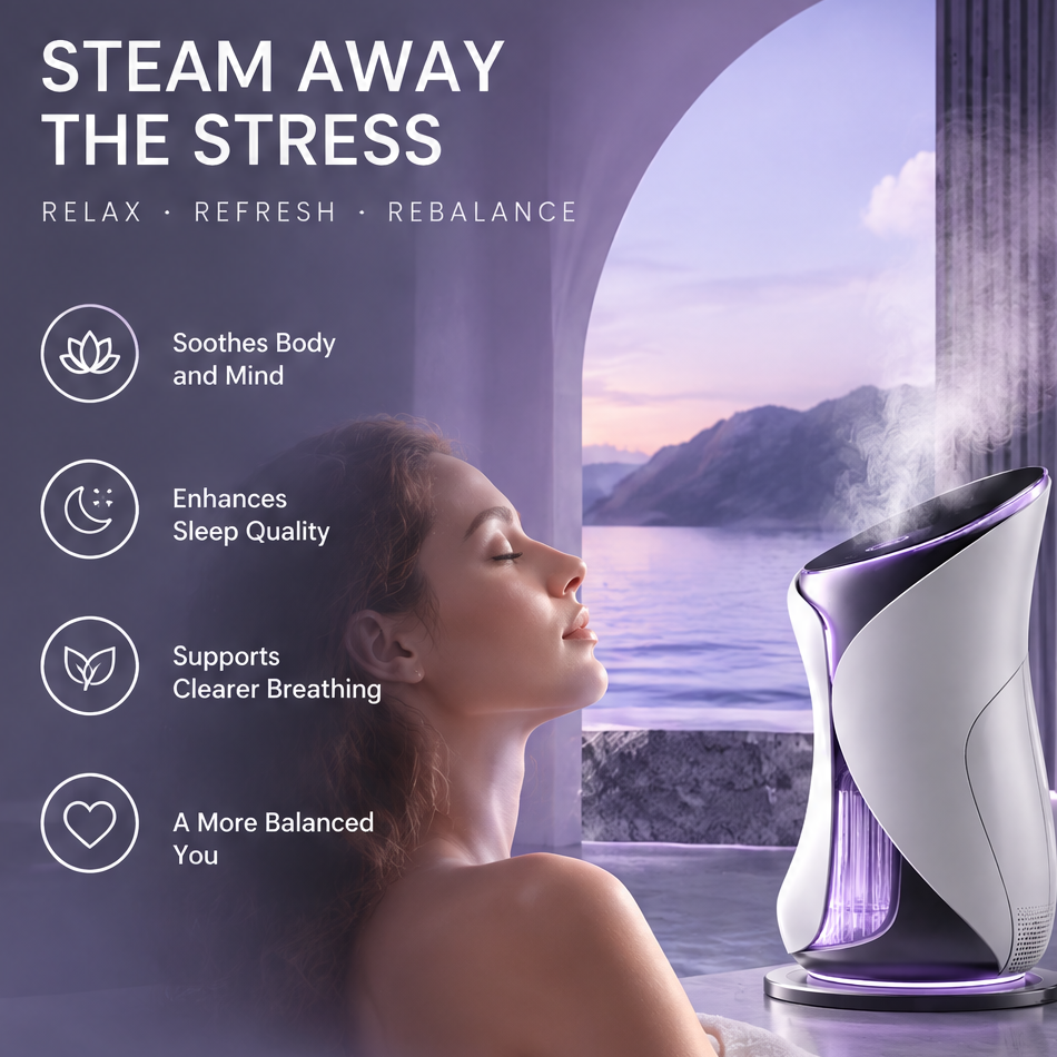 PURELIH Adjustable Steam Spa Therapy