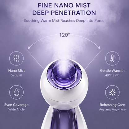 PURELIH Warm Mist Facial Steamer