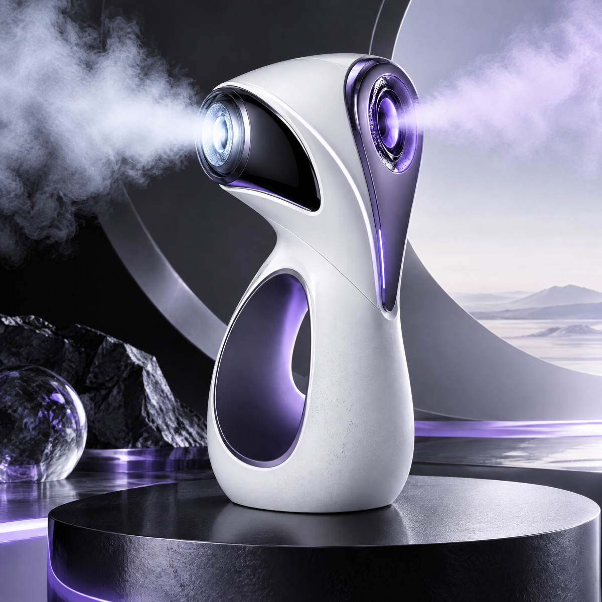 PURELIH Dual Mist Spa Facial Steamer