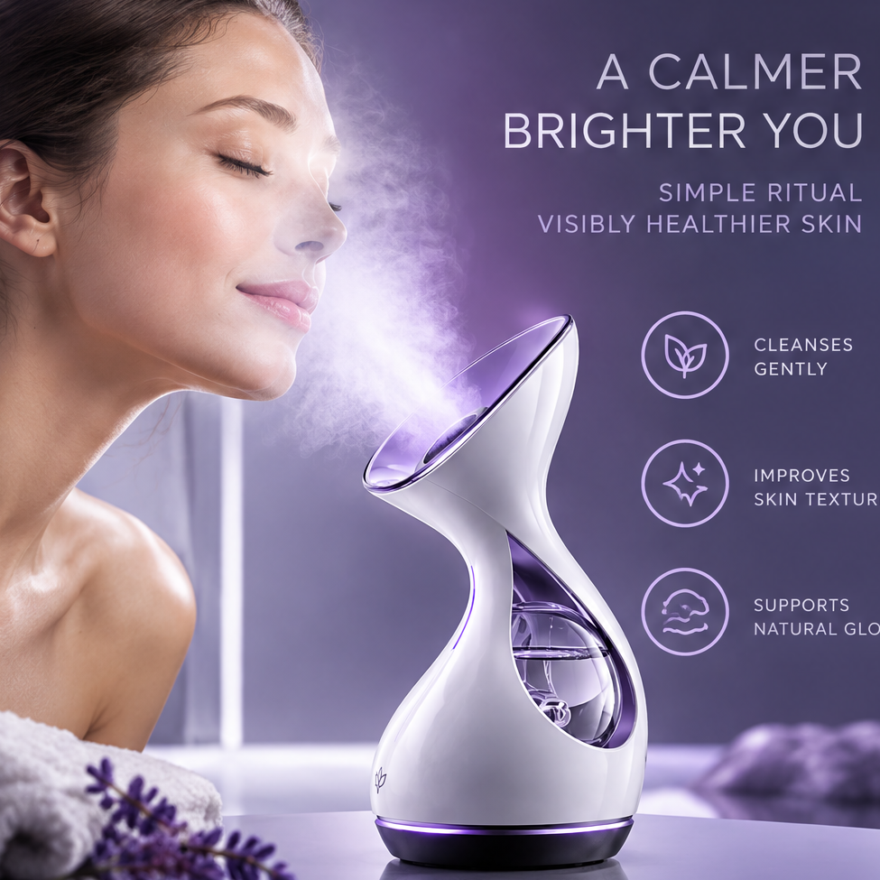 PURELIH Warm Mist Spa Facial Steamer