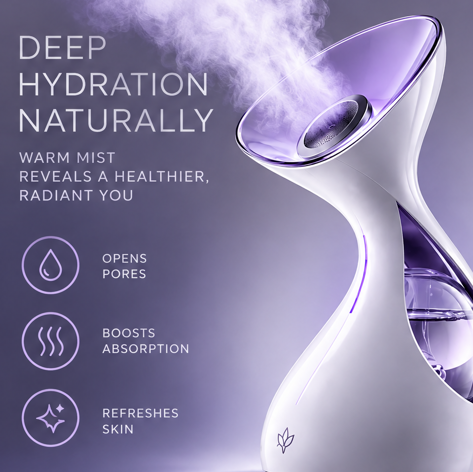 PURELIH Warm Mist Spa Facial Steamer