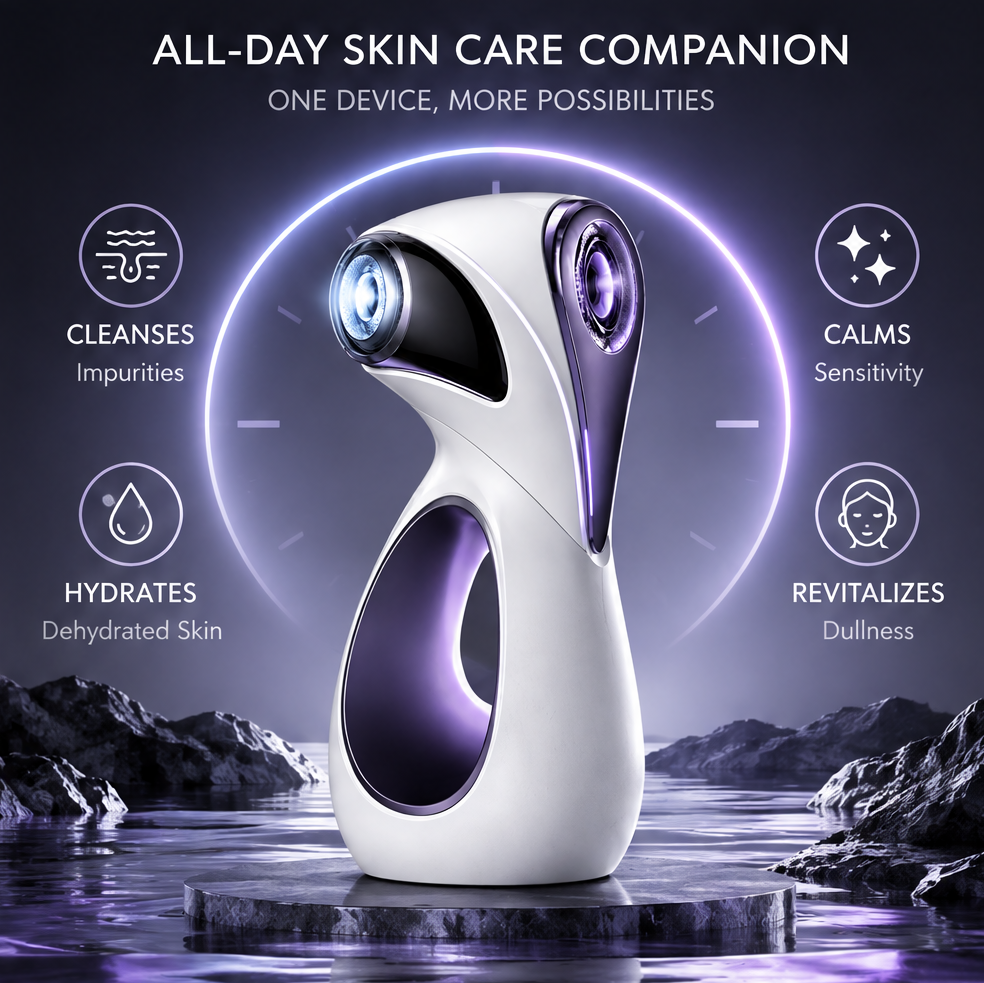PURELIH Dual Mist Spa Facial Steamer